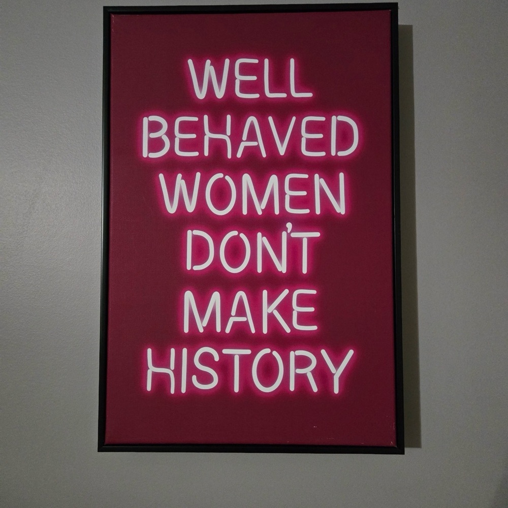 Pink Neon Wall Art